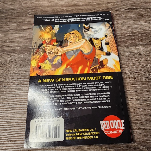 New Crusaders Vol 1 Rise of the Heroes Red Circle Comics Trade Paperback - Picture 3 of 5